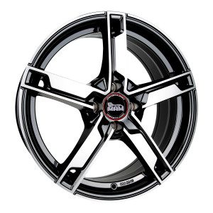 MAM LEICHTMETALLRäDER / W4 / BLACK FRONT POLISH 