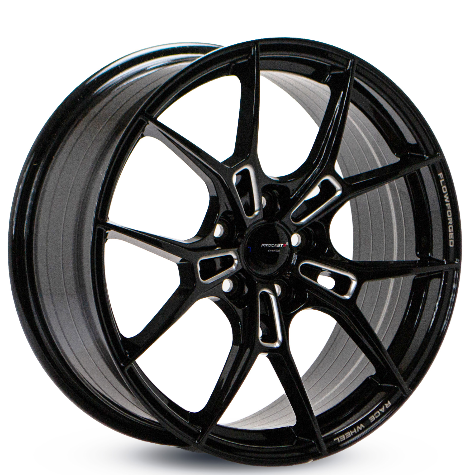 FF2098 BLACK MILLING SPOKE