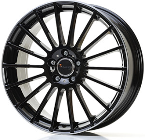AVUS VELGEN / AC-M03 / Gloss Black / Polished lip 