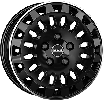 Overland Gloss Black / Polished lip