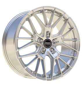 Ocean Wheels / Navy / silver 
