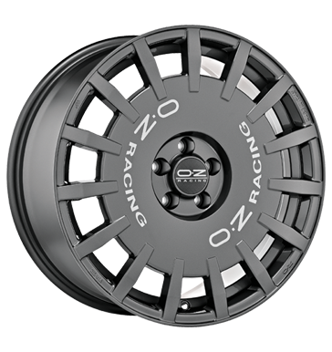 Rally Racing dark graphit mit silberner Schrift