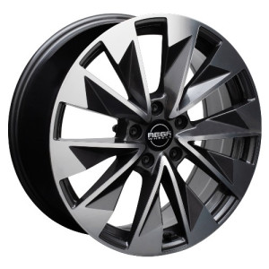 Mega wheels / Zenith / Anthracite grey front polished 