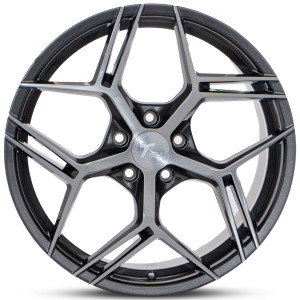 TISLI Wheels / Blade / Gunmetal Brush Face 