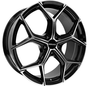 MONACO WHEELS / GP16 / Gloss Black / Polished 