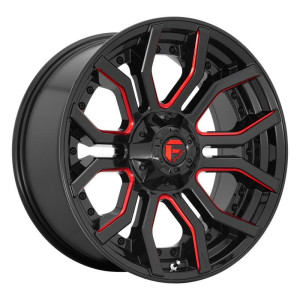 Fuel /  / FC712 GLOSS BLACK RED TINTED CLEAR 