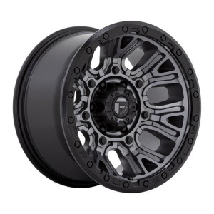 Fuel /  / D825 TRACTION MATTE GUNMETAL W/ BLACK RING 