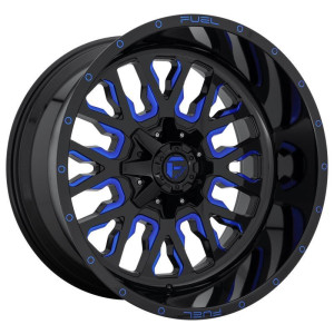 Fuel /  / FC645 GLOSS BLACK BLUE TINTED CLEAR 