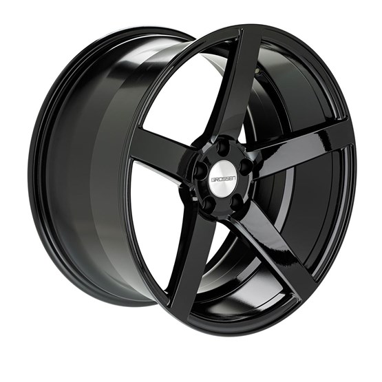 Grossen 1 black - Konkava fälgar 8x18 tum
