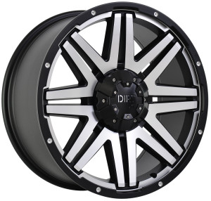 Dirt A.T / D68 Flatblack machined face / Black 