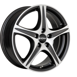 RONAL / R56-MATT-BLACK- / Matt Black Front Cut 