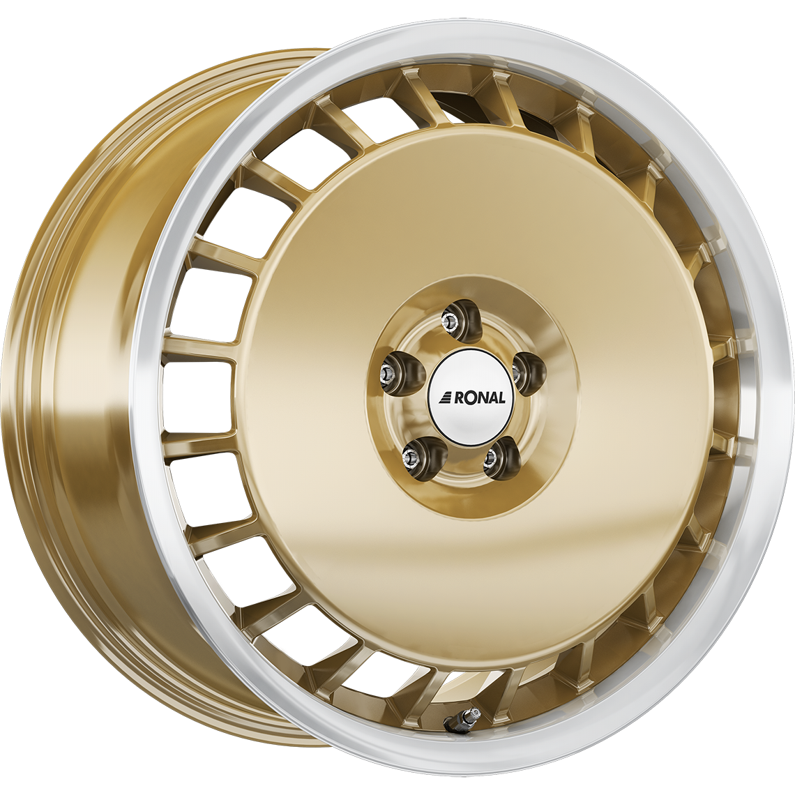RONAL / R50-AERO-RACING / Racing Gold Rim Lip Cut 
